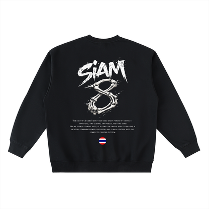 Siam 8 Oversized Crewneck Sweatshirt
