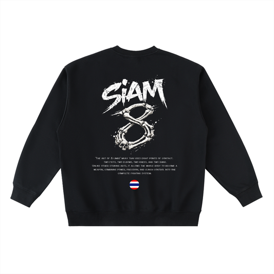 Siam 8 Oversized Crewneck Sweatshirt